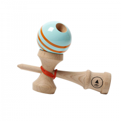 Kendama Europe Play Pro II - Triple Stripes - Orange Clock