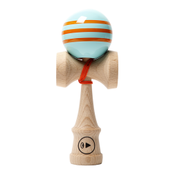 Kendama Europe Play Pro II - Triple Stripes - Orange Clock