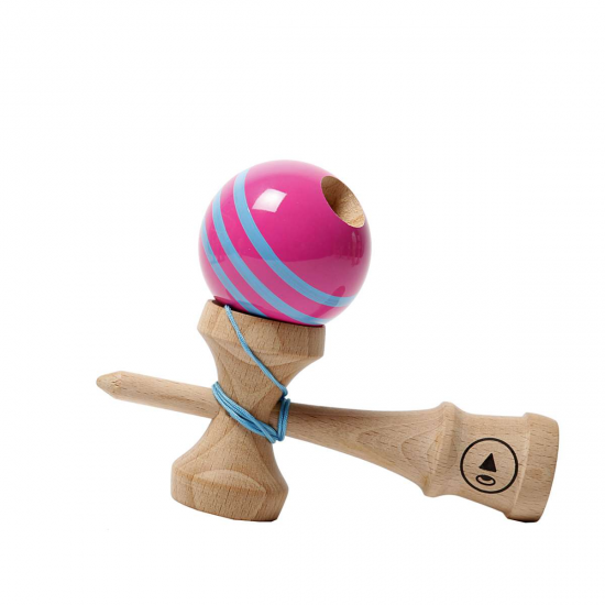 Kendama EuropePlay Pro II - Triple Stripes - Pink Lagoon