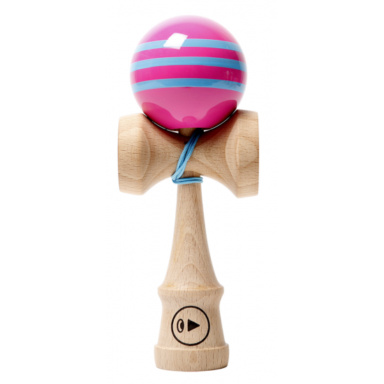 Kendama EuropePlay Pro II - Triple Stripes - Pink Lagoon Kendama EuropePlay Pro II - Triple Stripes - Pink Lagoon