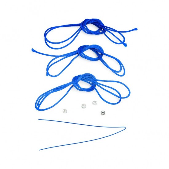 Ata Kendama Silk – PREMIUM PACK 3 ate de 70cm cu rulment, Albastru