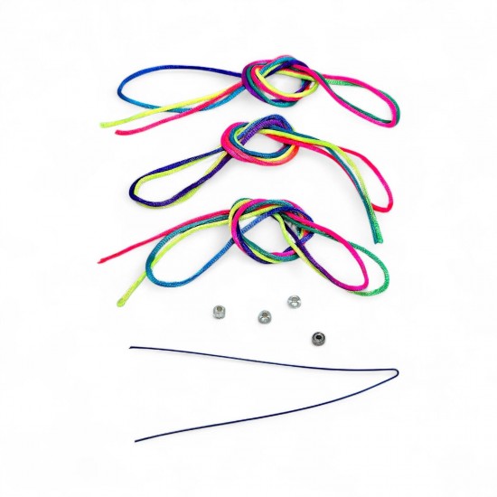Ata Kendama Silk – PREMIUM PACK 3 ate de 70cm cu rulment, Rainbow Ata Kendama Silk – PREMIUM PACK 3 ate de 70cm cu rulment, Rainbow