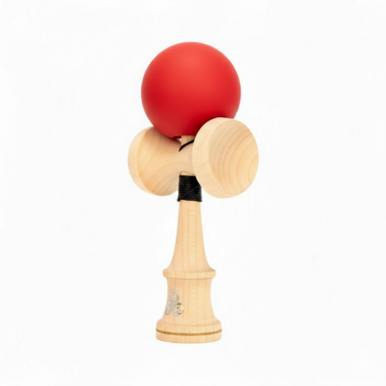 Kendama KBR Flaggy Red Rubber Maple big cups & blance hole