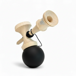 Kendama KBR Flaggy Black Rubber Maple big cups & blance hole
