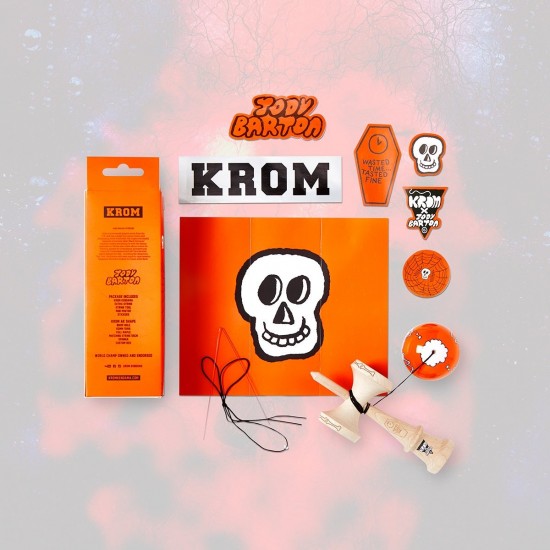 Kendama Krom SKELETONS ORANGE