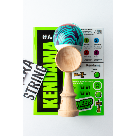 Kendama SWEETS Grain Split - Laser Tag Kendama SWEETS Grain Split - Laser Tag