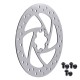 Disc de frana trotineta electrica 120 mm ,6 suruburi, silver