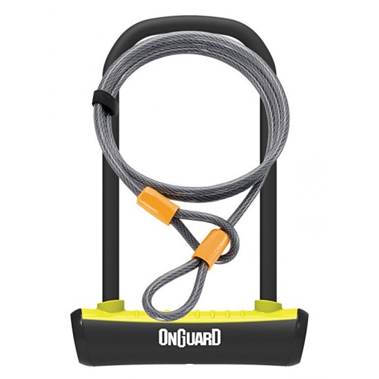 Antifurt Bicicleta ONGUARD ulock 115x230x11 mm + cablu 1200x10 mm