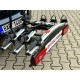 Suport de transport pentru 3 biciclete electrice AROSO Main 3 Silver, pliabil, pridere pe carlig de remorcare Suport de transport pentru 3 biciclete electrice AROSO Main 3 Silver, pliabil, pridere pe carlig de remorcare