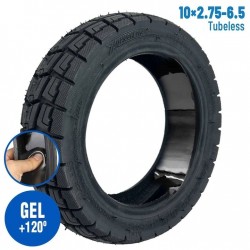 Cauciuc tubeless cu gel 10x2.75-6.5 pentru trotineta electrica Kugoo G3, Kukirin G3 PRO, Offroad