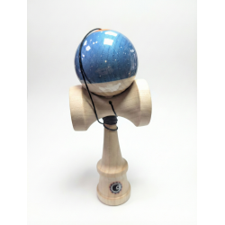 Okendama SPLATTER- REVO GLAZE - Full Maple - Teal/White