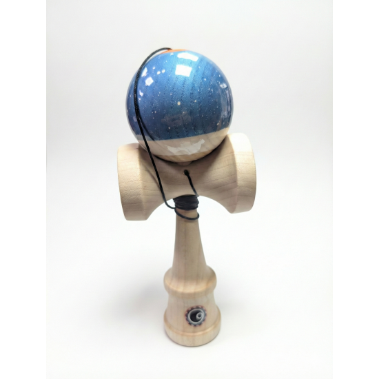 Okendama SPLATTER- REVO GLAZE - Full Maple - Teal/White Okendama SPLATTER- REVO GLAZE - Full Maple - Teal/White