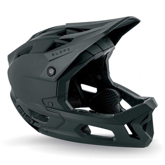 Casca full face bicicleta, downhill, Gist SLOPE, S-M 52/56cm, negru