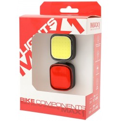 Set stop fata spate MAX1 Sirius USB negru