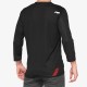 AIRMATIC 3/4 Sleeve Jersey Black/Red: Mărime - SM