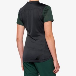 RIDECAMP Womens Short Sleeve Jersey Charcoal/Forest Green: Mărime - M RIDECAMP Womens Short Sleeve Jersey Charcoal/Forest Green: Mărime - M