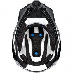 Trajecta Helmet W Fidlock Black/White: Mărime - LG