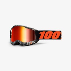 OCHELARI 100% ACCURI2 Goggle Kearny Mirror Red Lens: Mărime - 15, Mărime - 015