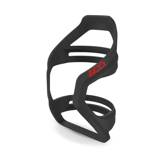 SUPORT BIDON ACID UNIVERSAL BOTTLE CAGE Black red