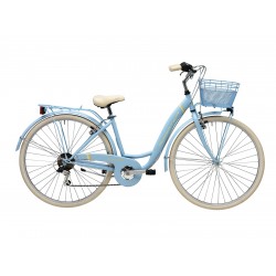 Bicicleta Adriatica Panda 28 Lady 6V Albastru Mat 42 cm Bicicleta Adriatica Panda 28 Lady 6V Albastru Mat 42 cm