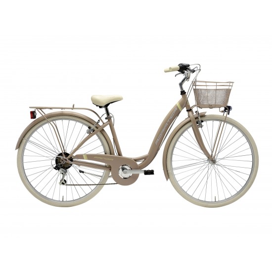 Bicicleta Adriatica Panda 28 Lady 6V Matt Sand 42 cm