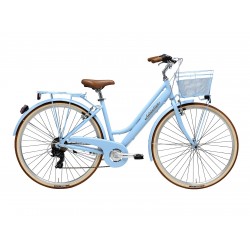 Bicicleta Adriatica Retro Lady 28 Albastru Deschis 450mm Bicicleta Adriatica Retro Lady 28 Albastru Deschis 450mm