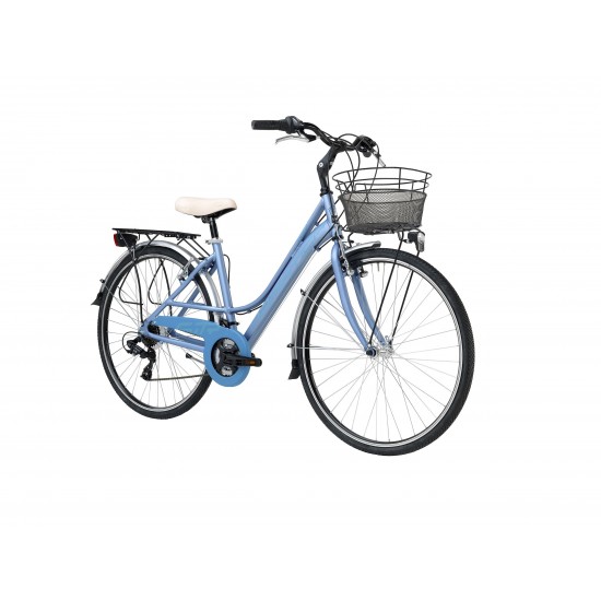 Bicicleta Adriatica Sity 3 6V Donna Albastra 45 cm Bicicleta Adriatica Sity 3 6V Donna Albastra 45 cm