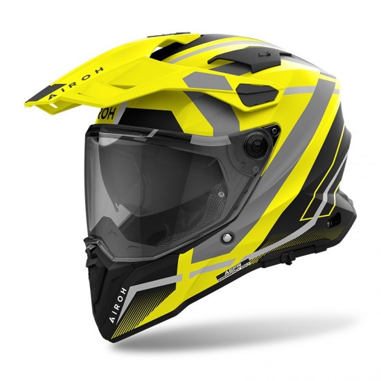 Airoh Commander 2 Mavick Helmet Yellow Matt: Mărime - L Airoh Commander 2 Mavick Helmet Yellow Matt: Mărime - L