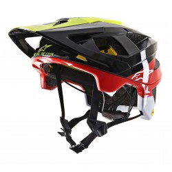 Casca Alpinestars Vector Tech Pilot Negru/Galben/Rosu M (55-59 cm) Casca Alpinestars Vector Tech Pilot Negru/Galben/Rosu M (55-59 cm)