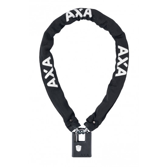 Incuietoare lant AXA Clinch 105x7.5 Black soft Incuietoare Lant AXA Clinch 7.5mm/105cm - Black soft