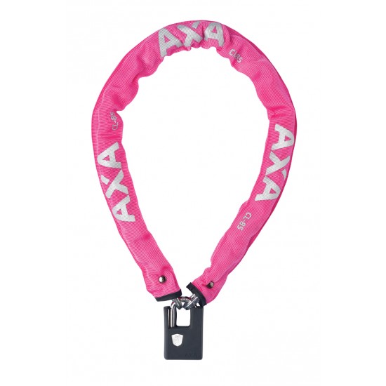 Incuietoare Lant AXA Clinch 6mm/85cm - Pink soft