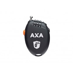 Incuietoare Cablu AXA ROLL cablu retractabil Cifru 1.6mm/75cm - Black Incuietoare Cablu AXA ROLL cablu retractabil Cifru 1.6mm/75cm - Black