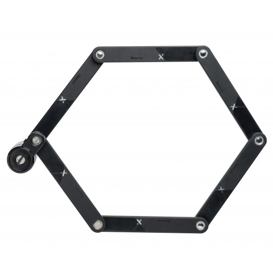 Incuietoare pliabila AXA Newton FLK 90, 90 cm negru Incuietoare Pliabila AXA Newton FLK 90 cm - Black