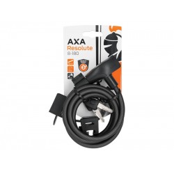 Incuietoare Cablu AXA Resolute 8mm/180cm - Black Incuietoare Cablu AXA Resolute 8mm/180cm - Black