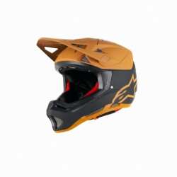 Casca Alpinestars Missile Tech Racer Helmet Black Dark Gold Matt L
