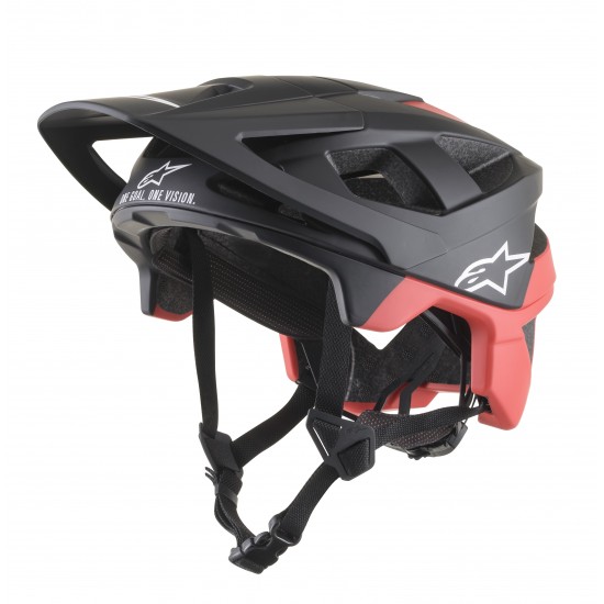 Casca Alpinestars Vector Pro Atom Negru/Rosu mat M (55-59 cm) Casca Alpinestars Vector Pro Atom Negru/Rosu mat M (55-59 cm)