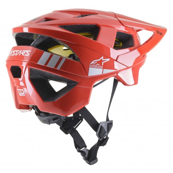 Casca Alpinestars Vector Tech A2 Red / Gray Glossy M Casca Alpinestars Vector Tech A2 Red / Gray Glossy M