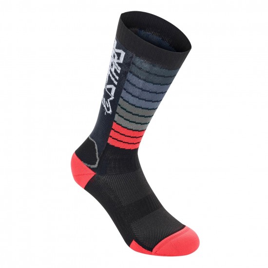 Sosete Alpinestars Drop Socks 22 Black/Bright Red L Sosete Alpinestars Drop Socks 22 Black/Bright Red L