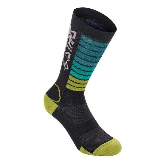 Sosete Alpinestars Drop Socks 22 Negru/Galben L Sosete Alpinestars Drop Socks 22 Negru/Galben L