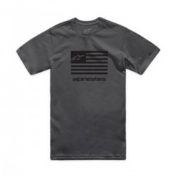 Tricou Alpinestars Flag CSF Tee Charcoal/Black XL Tricou Alpinestars Flag CSF Tee Charcoal/Black XL