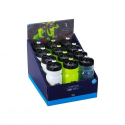 Displaybox 12 bidoane BBB Comptank 550mL Mixed Color Displaybox 12 bidoane BBB Comptank 550mL Mixed Color