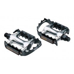 Pedale BBB MountsiGo negru aluminiu ax CroMo BPD-1501 Pedale BBB MountsiGo negru aluminiu ax CroMo BPD-1501