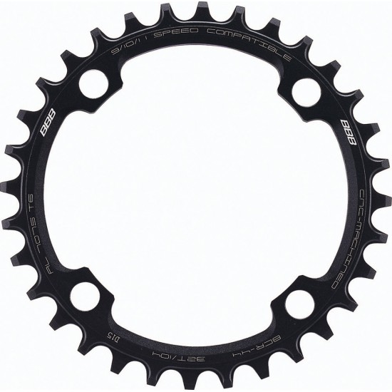 Placa pedalier BBB MTBGear narrow wide 1x9/10/11 32T/104mm
