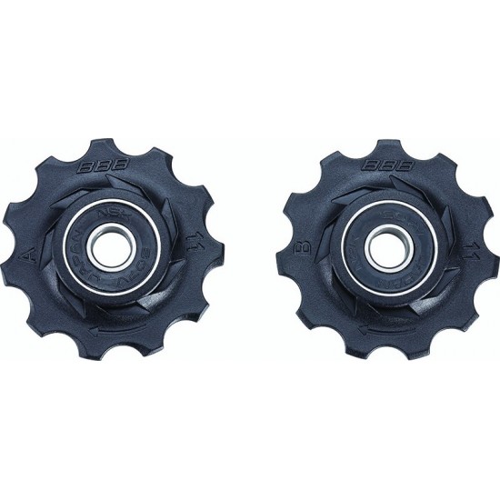Rotite schimbator BBB BDP-02 RollerBoys 11T negre rulment