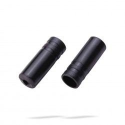 Set 150 capete camasa schimbator BBB BCB-150 CableEnd 4mm plastic negru