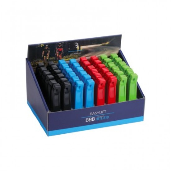 Set leviere BBB BTL-81 EasyLift 3 x 48 buc Albastru/Negru/Rosu/Verde