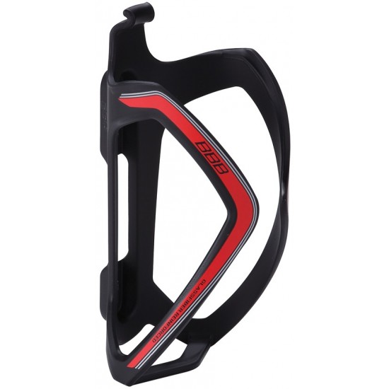 Suport bidon BBB BBC-36 FlexCage negru mat/rosu