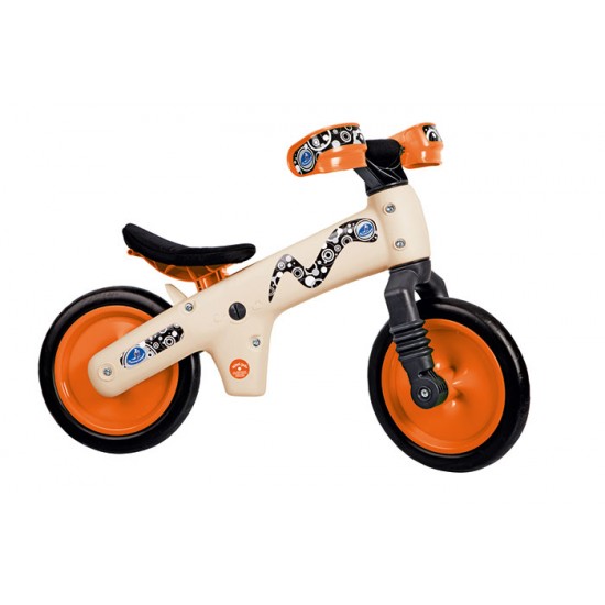 Bicicletă fără pedale BELLELLI B-BIP bej/portocaliu