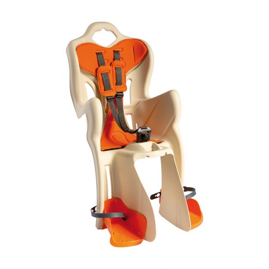 Scaun de copil BIKEFUN B-ONE B-FIX spate, bej, pe cadru Scaun de copil BIKEFUN B-ONE Standard spate, bej, pe cadru