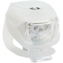 Lampă BIKEFUN PIXIE spate 2 roșu LED 2 funcții, silicon, alb - JY-267T-2B-W Lampă BIKEFUN PIXIE spate 2 roșu LED 2 funcții, silicon, alb - JY-267T-2B-W